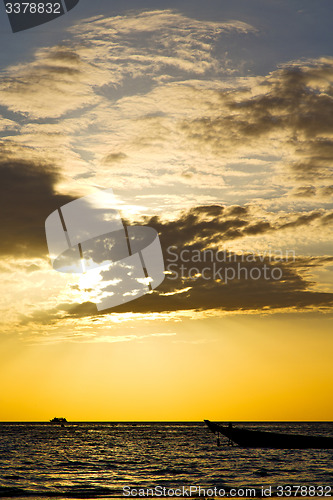 Image of asia in the  kho tao bay isle sunset  and south china   sea  