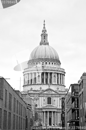 Image of st paul cathedral in london england old construction and religio