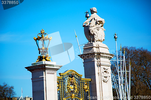 Image of england  historic   marble and statue in of london 