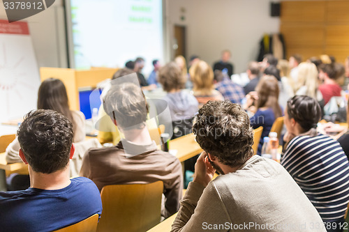 Image of Workshop at university lecture hall.