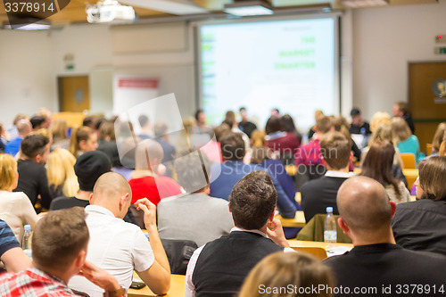 Image of Workshop at university lecture hall.