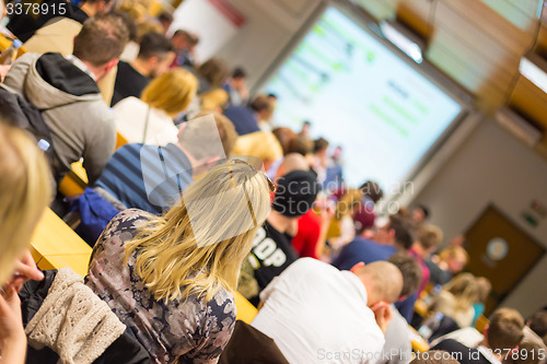 Image of Workshop at university lecture hall.