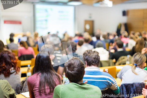 Image of Workshop at university lecture hall.