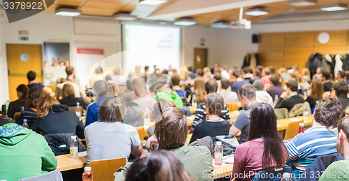 Image of Workshop at university lecture hall.