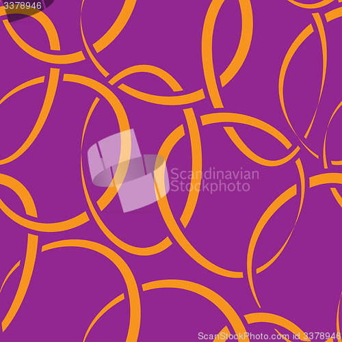 Image of seamless wallpaper with intertwined rings