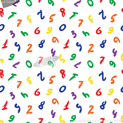 Image of Figures. Seamless background