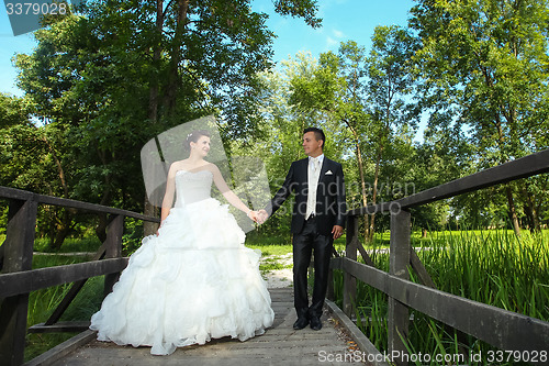 Image of Wedding photo of newlyweds