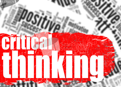 Image of Word cloud critical thinking