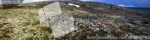 Image of Mountain tundra panorama