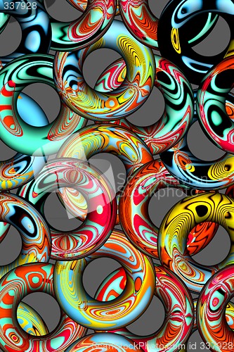 Image of Abstract 3d background
