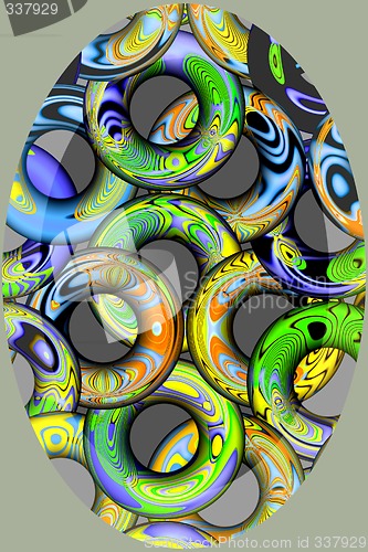 Image of Abstract 3d background
