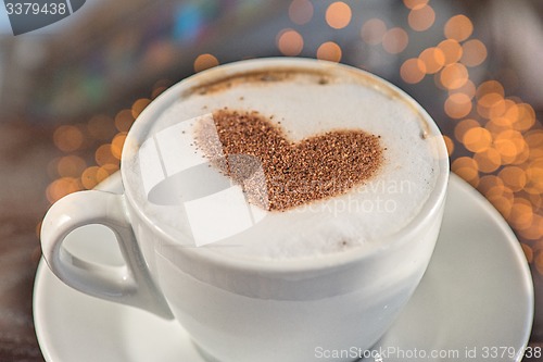 Image of Coffee heart shape