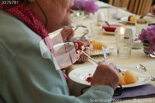 Image of Dinner at Nursing Home