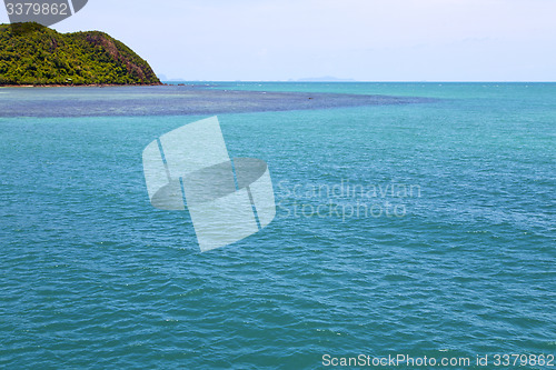 Image of  south  sea thailand kho phangan  bay  coastline 