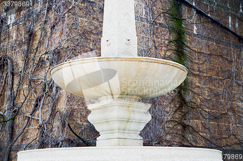 Image of england  historic   marble and statue in old city of london 