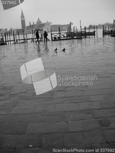 Image of rainy day in Venice