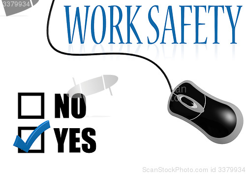 Image of Work safety check mark