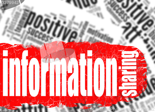 Image of Word cloud information sharing