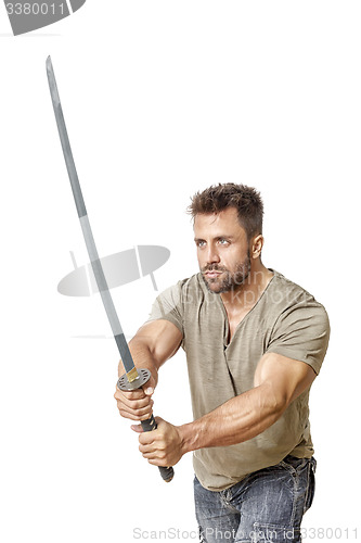 Image of man with sword