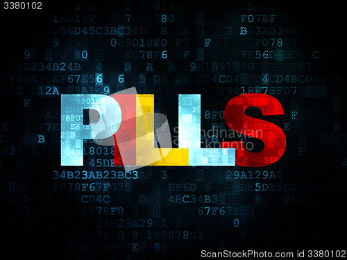 Image of Medicine concept: Pills on Digital background