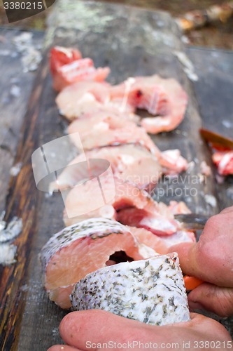 Image of Pike fish meat for cooking