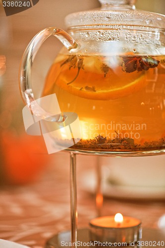 Image of teapot of herbal tea