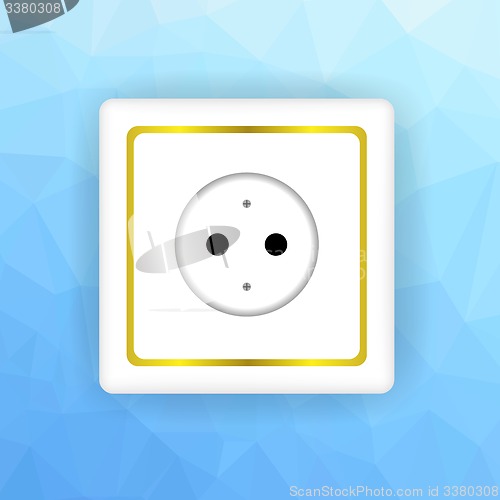 Image of White Socket Icon