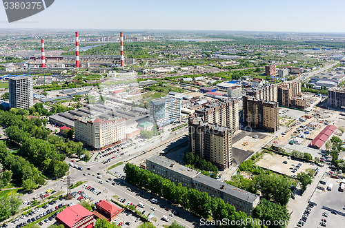 Image of Gas power station in Tyumen. Russia