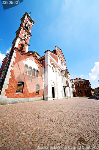 Image of  exterior old architecture in italy europe milan  