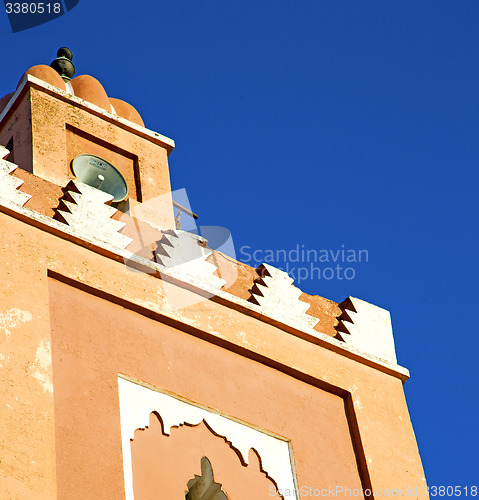 Image of  muslim the history  symbol  in morocco  africa  minaret religio