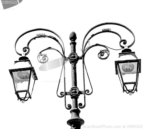 Image of abstract europe in the sky of italy lantern and  illumination