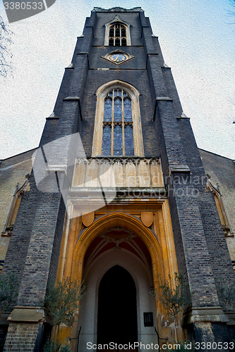 Image of old architecture in england  europe wall   history