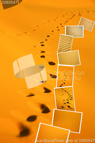 Image of the brown sand  sahara  in wallpaper