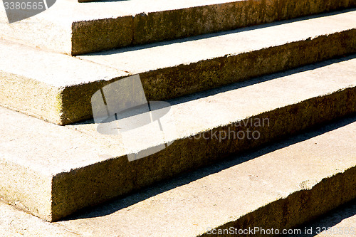 Image of  ancien flight   steps in europe italy old construction and  