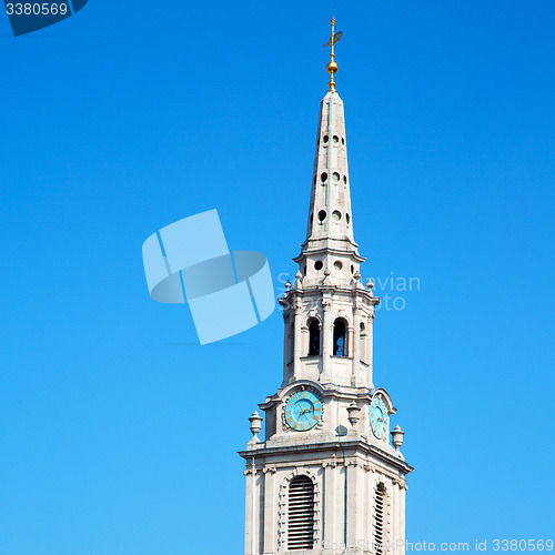 Image of old architecture in england london europe wall and history