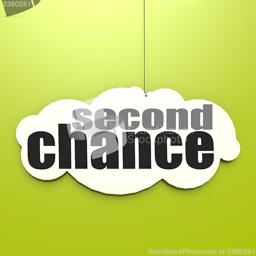 Image of White cloud with second chance