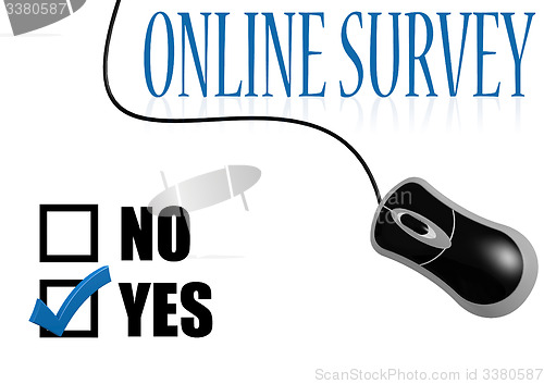 Image of Online survey check mark