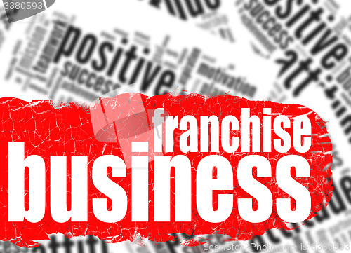 Image of Word cloud franchise business
