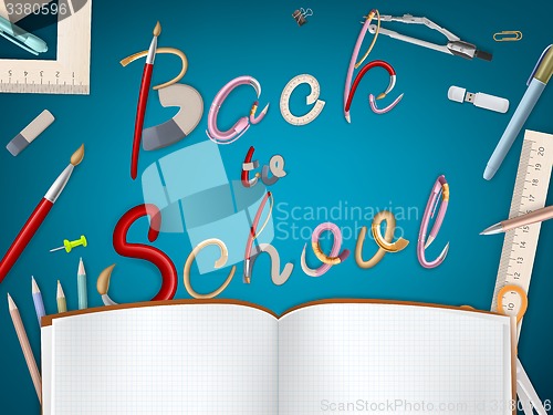 Image of Back to School background. EPS 10