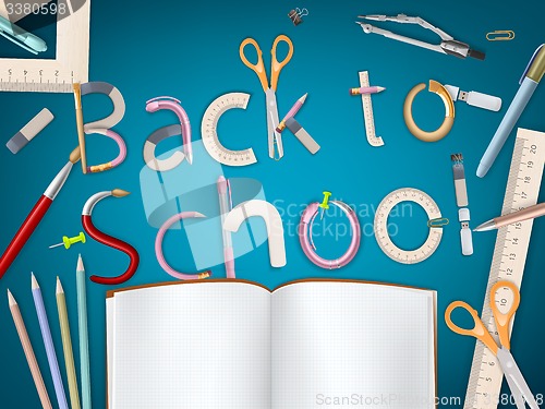 Image of Back to School background. EPS 10