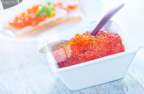 Image of salmon caviar