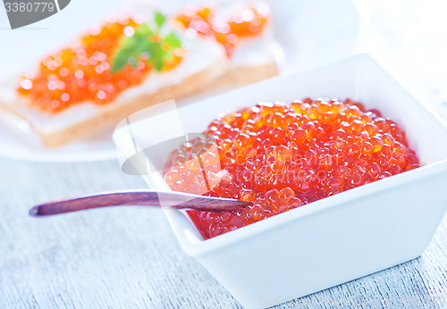 Image of salmon caviar