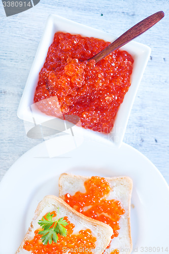 Image of salmon caviar