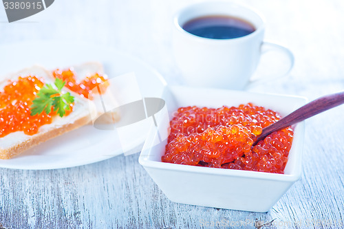 Image of salmon caviar