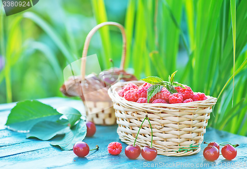Image of fresh raspberry