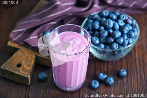 Image of yogurt with blueberry