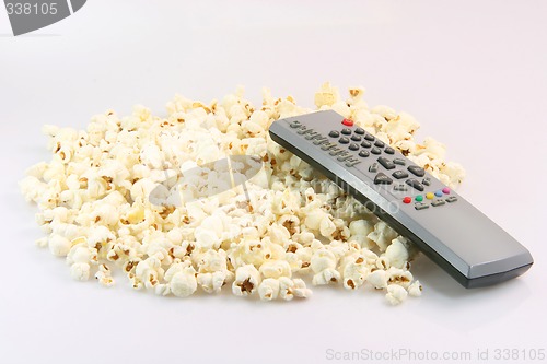 Image of control and popcorn