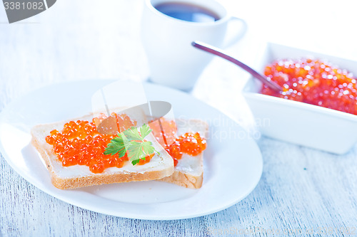 Image of salmon caviar