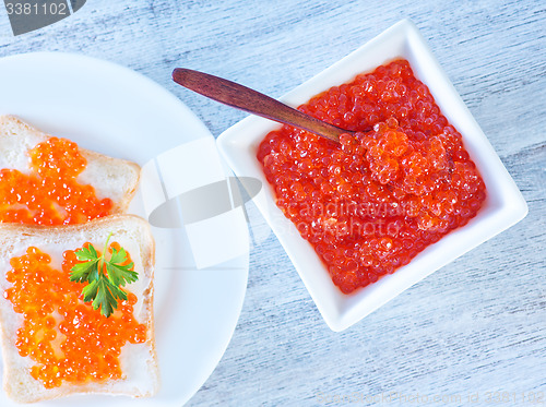 Image of salmon caviar