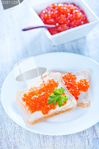 Image of salmon caviar